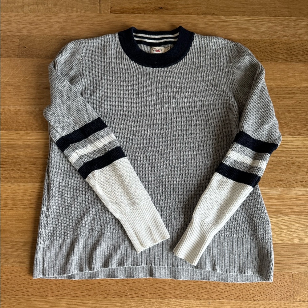 Faherty Throwback Varsity Crewneck Sweater